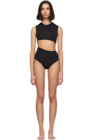 Haight - Black Diagonal One-Piece Swimsuit