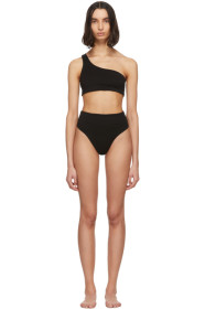 Haight - Black Crepe Perlin Bikini