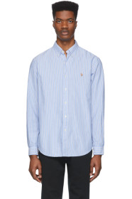 Polo Ralph Lauren - Blue & White Striped Oxford Shirt