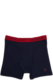 Polo Ralph Lauren - ネイビー ボクサー ブリーフ 3 枚セット