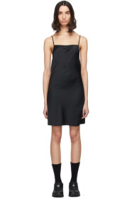 alexanderwang.t - Black Light Wash & Go Mini Cami Dress