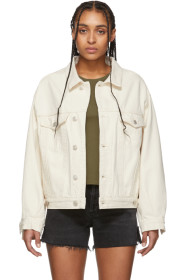 AGOLDE - Off-White Denim Charli Oversized Jacket