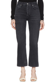 AGOLDE - Jean noir Ripley Straight