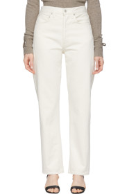 AGOLDE - Jean blanc cassé 90s Mid Rise Loose Fit