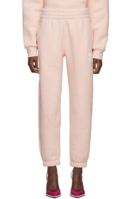 alexanderwang.t - 粉色 Dense 抓绒运动裤
