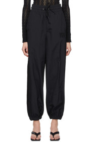 alexanderwang.t - Black Hybrid Lounge Pants