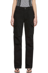 alexanderwang.t - 黑色斜纹工装裤