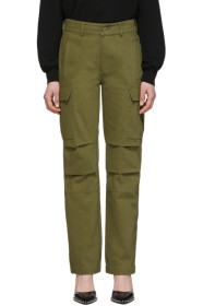 alexanderwang.t - 卡其色斜纹工装裤