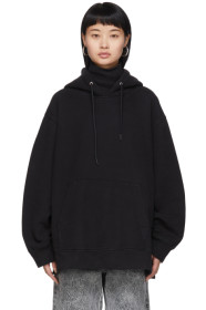 alexanderwang.t - 黑色 Incorporated 高领连帽衫