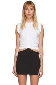 alexanderwang.t - White Wash & Go Twist Tank Top