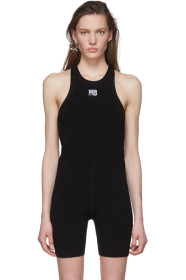 alexanderwang.t - Black Foundation Bodycon Racerback Tank Top