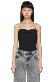 alexanderwang.t - Black Compact Jersey Bodysuit