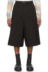 Keenkee - Black Capri Culotte Shorts