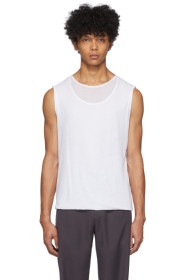 Keenkee - White Roll Up Tank Top