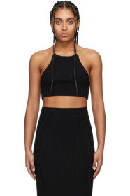 giu giu - Black Halter Top
