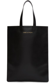 Comme des Garçons Wallets - Black Leather Classic Line Tote