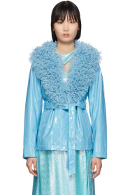 Saks Potts - SSENSE Exclusive Blue Ritual Jacket