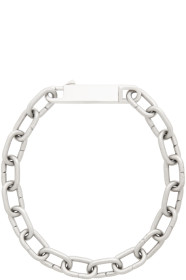 Rick Owens - Silver Easy Choker Necklace