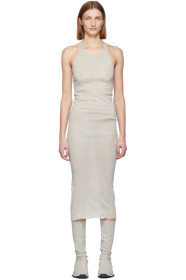 Rick Owens - Robe débardeur blanc cassé