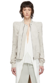 Rick Owens - 驼色 Zionic 皮革夹克