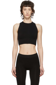 Rick Owens - 黑色针织运动文胸