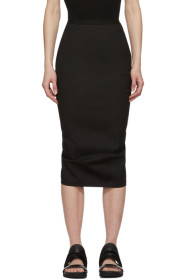 Rick Owens - Jupe noire Soft Pillar