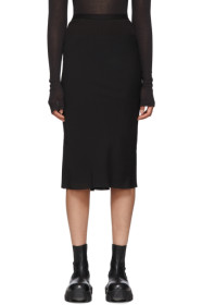 Rick Owens - Jupe noire Knee Length