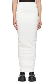 Rick Owens - Jupe blanche Pillar