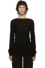 Rick Owens - Black Wool Sweater