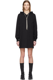 Rick Owens - 黑色大廓形连帽衫