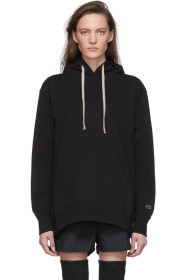 Rick Owens - Black Champion Edition Pentagram Hoodie