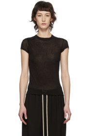 Rick Owens - 黑色 Short Level T 恤