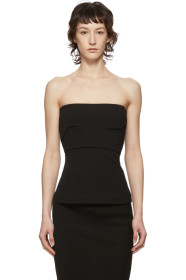 Rick Owens - SSENSE Exclusive Black Cotton Bustier