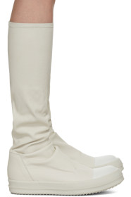 Rick Owens - Off-White Sock Boots