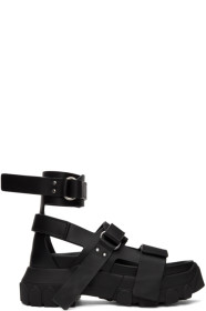Rick Owens - 黑色 Tractor 凉鞋