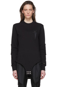Rick Owens - Black Champion Edition Pentagram Bodysuit