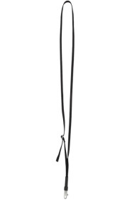 Rick Owens - ブラック ネック フック ランヤード キーチェーン