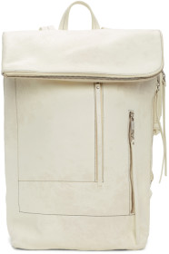 Rick Owens - White Tecuatl Duffle Backpack
