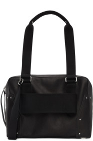 Rick Owens - Black Leather Trolley Bag