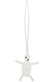 Rick Owens - Sac en cuir blanc Fat Bunny