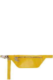 Rick Owens - Yellow Leather Geo Bumbag