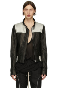Rick Owens - ブラック グリッター ジャケット