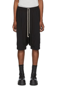 Rick Owens - Black Crepe Rick's Pods Shorts