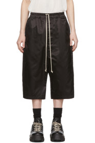 Rick Owens - ブラック Karloff ショーツ