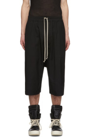 Rick Owens - Black Karloff Pods Shorts