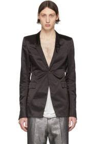 Rick Owens - Black Extreme Soft Blazer