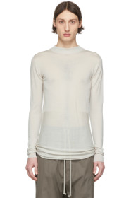 Rick Owens - Beige Lupetto Sweater