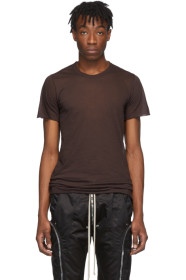 Rick Owens - T-shirt bourgogne Basic