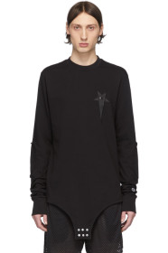 Rick Owens - Champion Edition ブラック ロング スリーブ T シャツ