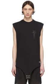 Rick Owens - Champion Edition ブラック ノースリーブ T シャツ